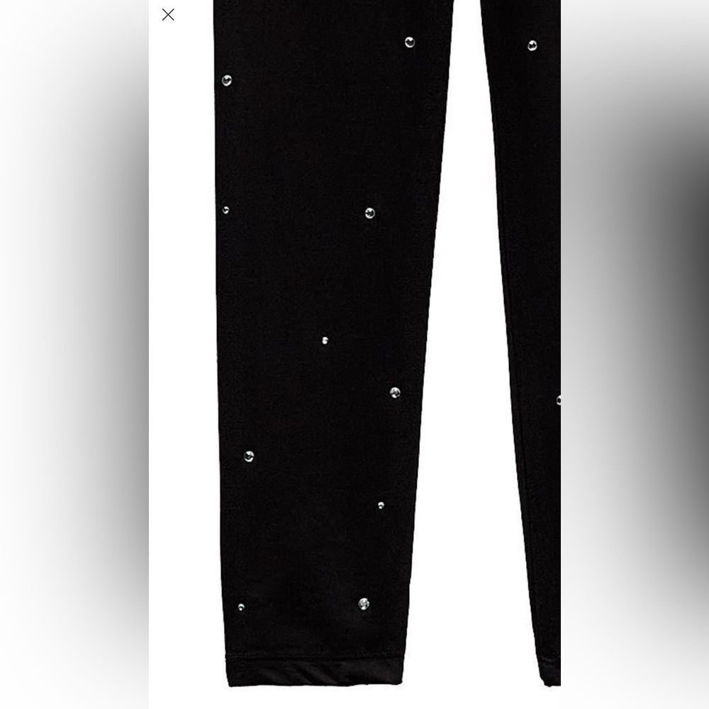 ZARA SPARKLY LEGGINGS - Picture 4 of 5